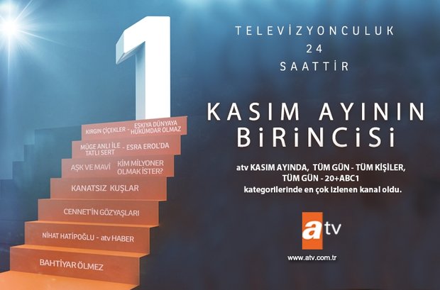 atv Kasım ayında da birinci