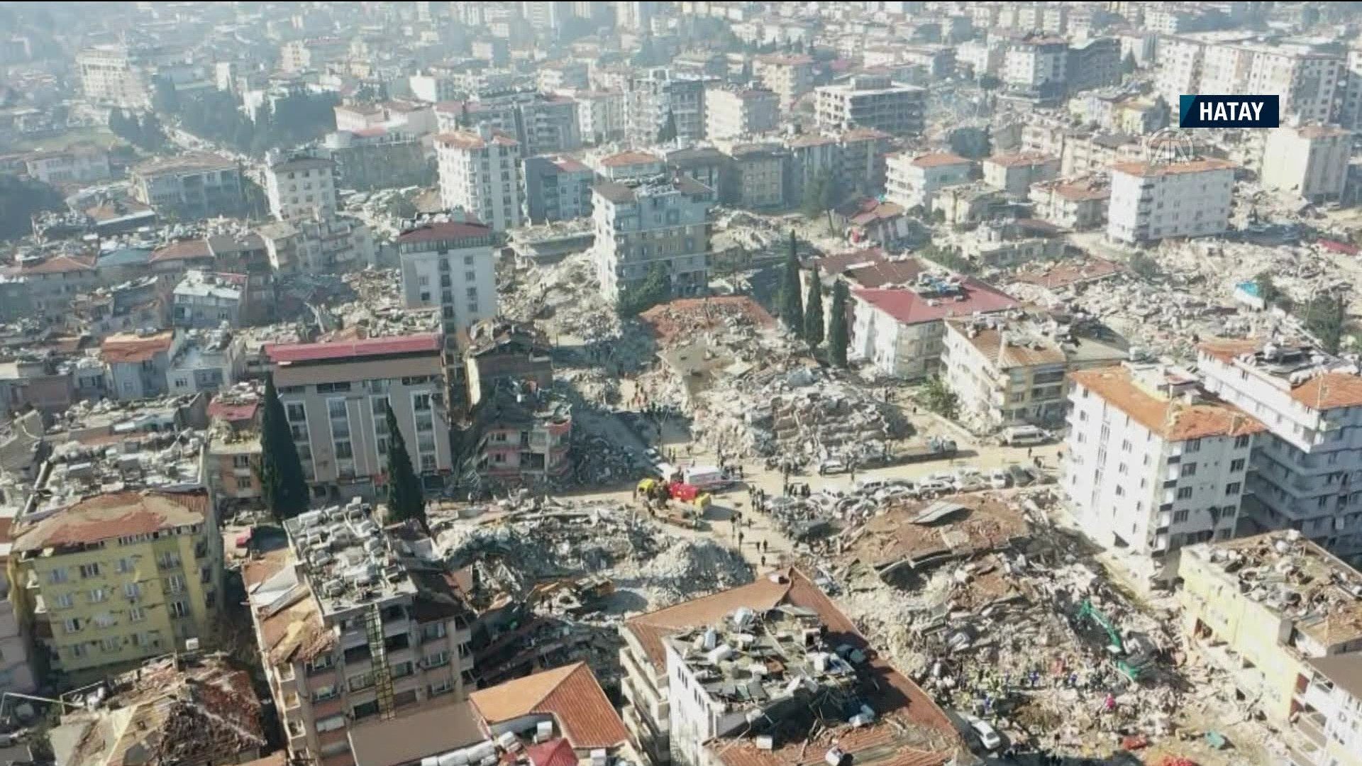 Hatay'da büyük yıkım