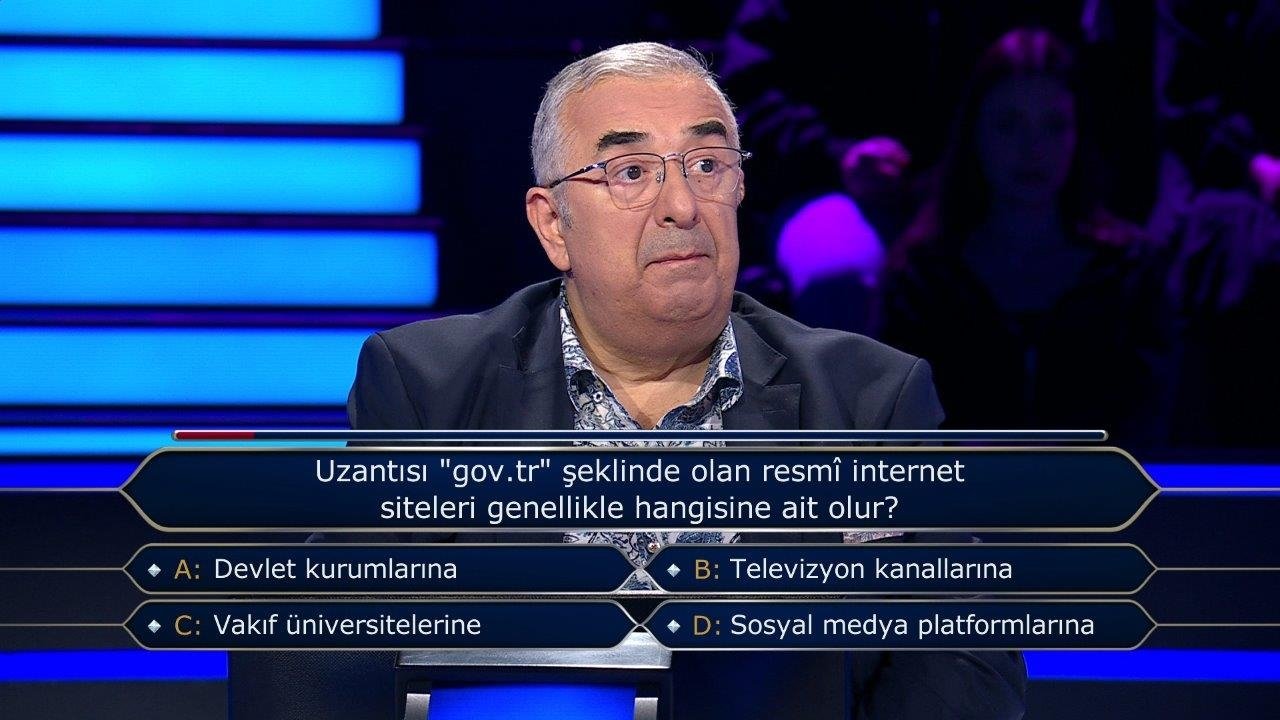 Milyoner son bölüm soruları... 