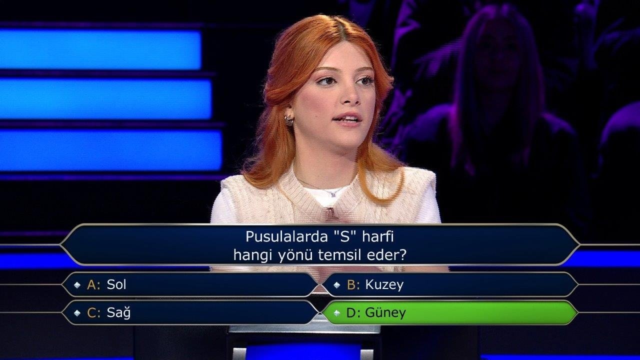 Milyoner son bölüm soruları... 