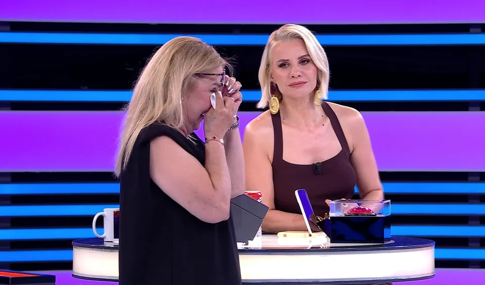 Stüdyoda duygusal anlar...