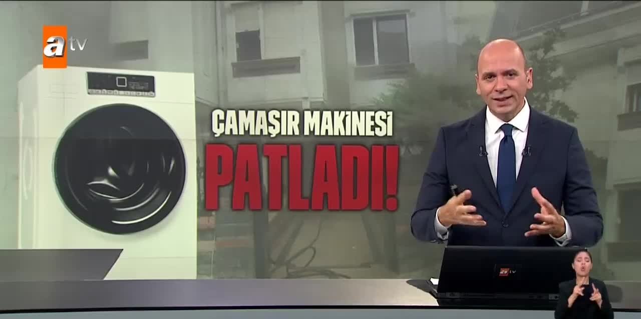 Camasir Makinasi Patladi Atv