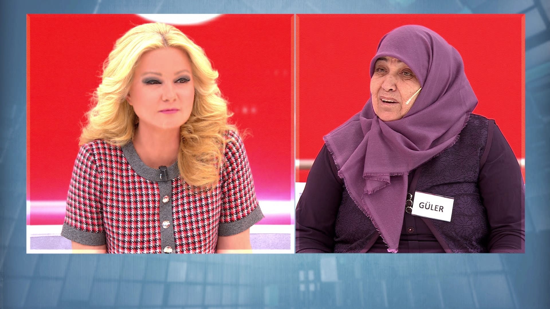 Kendini yere attı, kocasını istedi