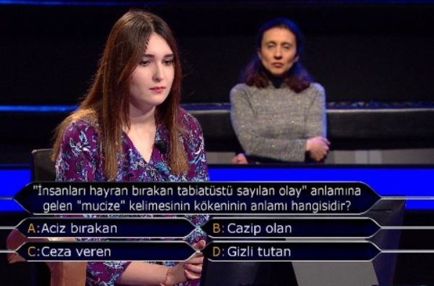 "İnsanları hayran bırakan tabiatüstü sayılan olay" anlamına gelen "mucize" kelimesinin kökeninin anlamı hangisidir?