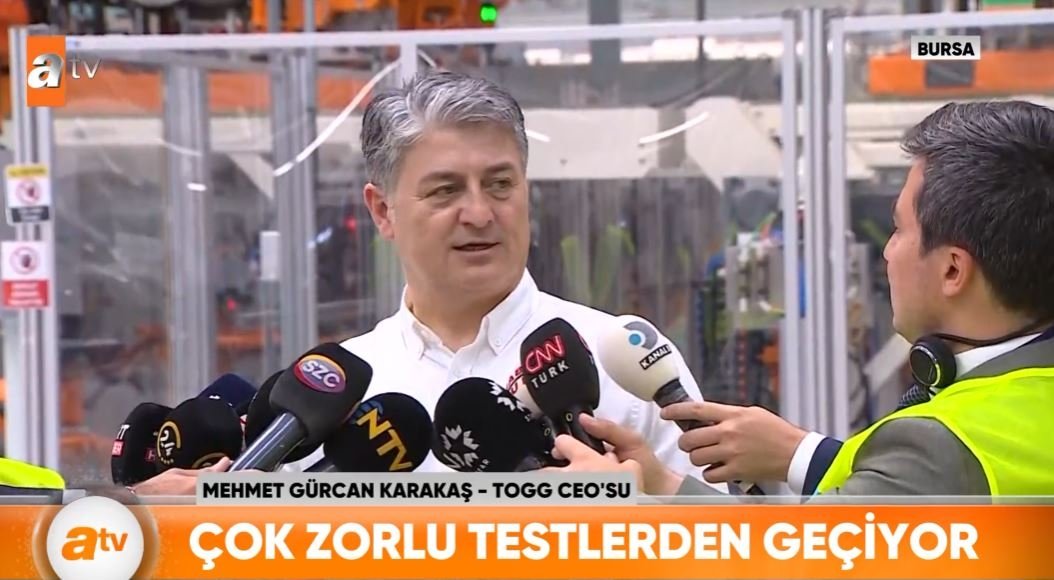 TOGG kapılarını atv Haber'e açtı!