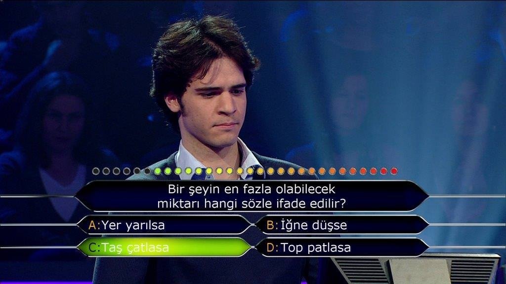 Milyoner'in 416. bölüm soruları