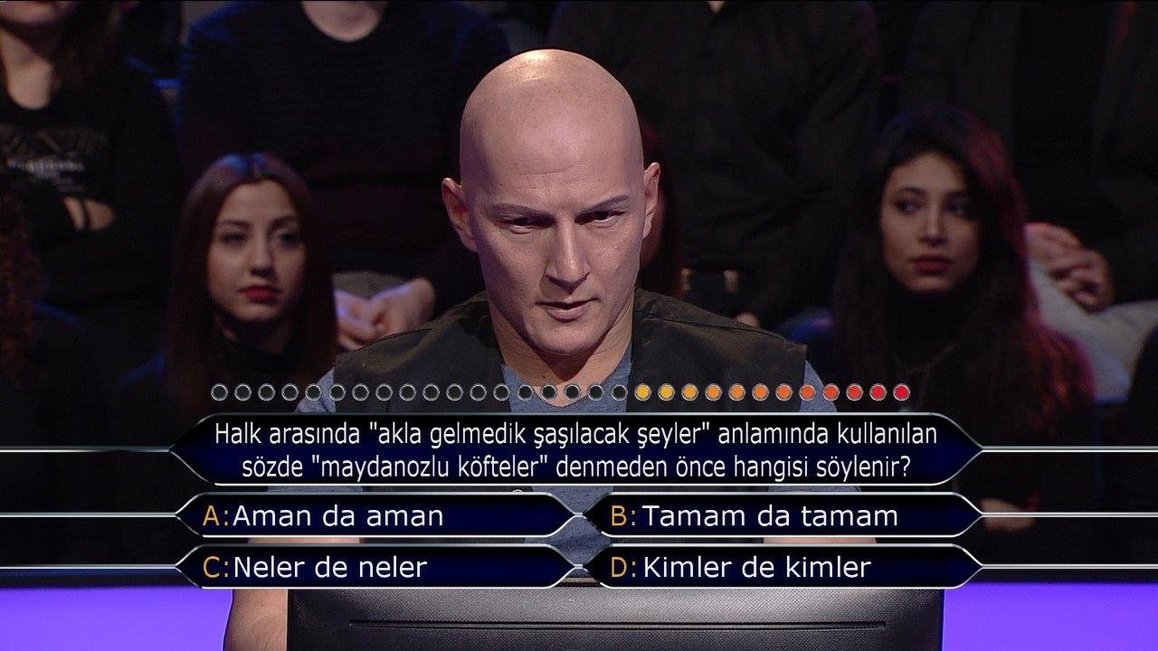 800. Bölüm soru ve cevapları