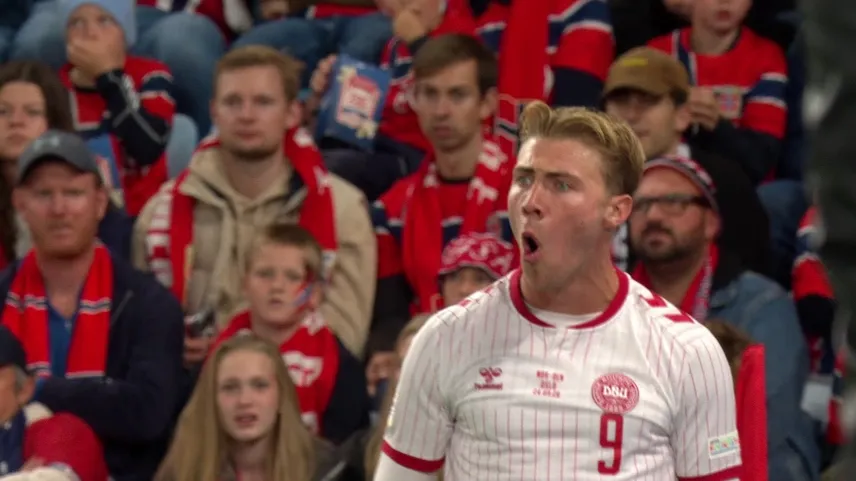 Norveç: 2 - Danimarka: 2 Gol: Hojlund Dk. 60