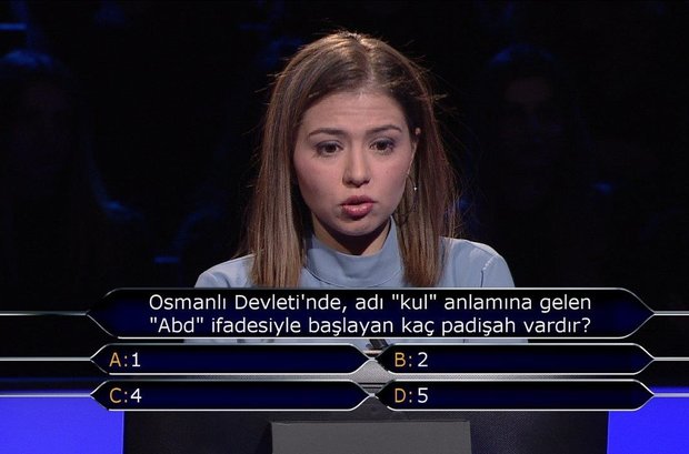 Osmanlı Devleti'nde, adı "kul" anlamına gelen "abd" ifadesiyle başlayan kaç padişah vardır?