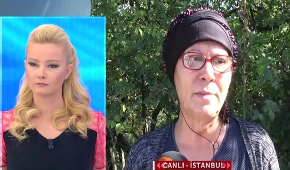Cenazesi karışan Bedri Ayan’ın eşi canlı yayında!