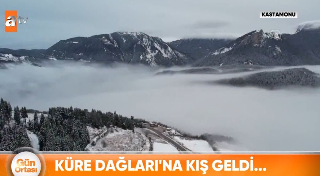 Küre Dağları’ndan muhteşem görüntüler