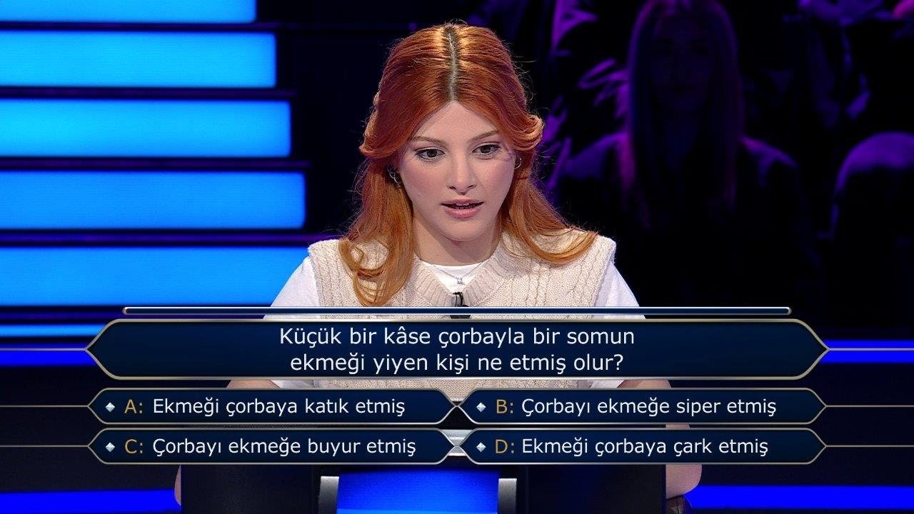 Milyoner son bölüm soruları... 
