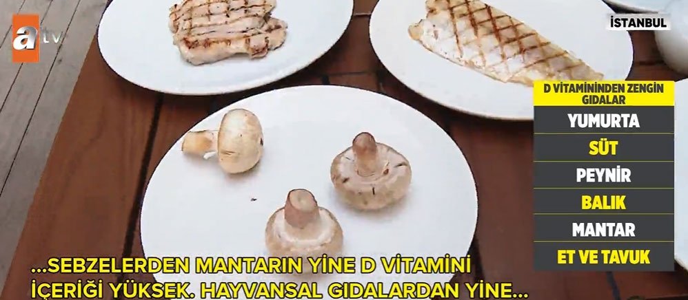 D vitamini hangi gıdalarda var?