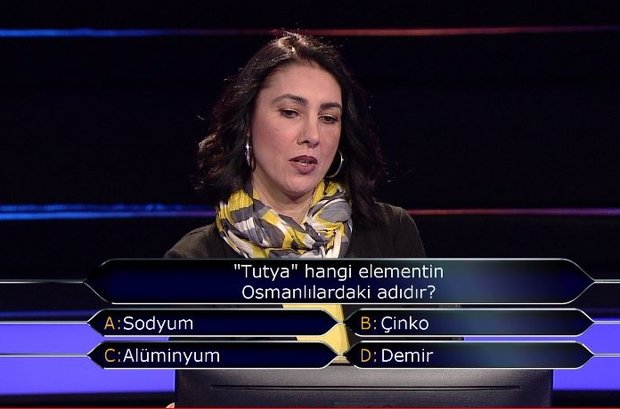 "Tutya" hangi elementin Osmanlılardaki adıdır?