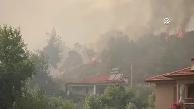 Fethiye’de orman yangını!