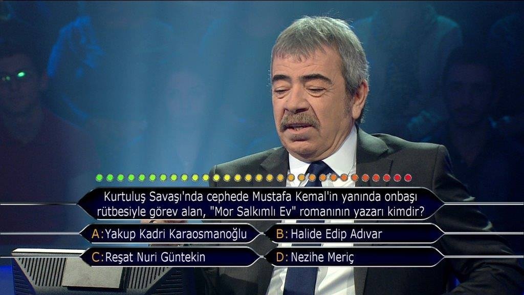 Milyoner'in 416. bölüm soruları