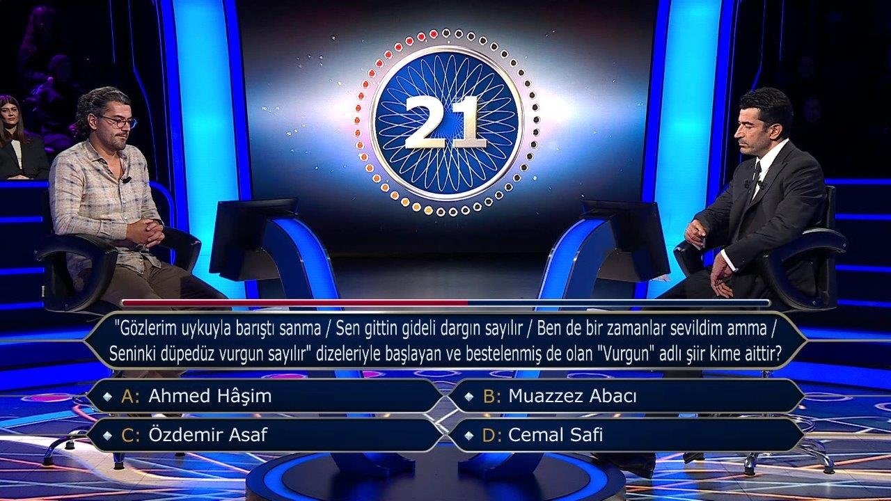 Milyoner son bölüm soruları... 