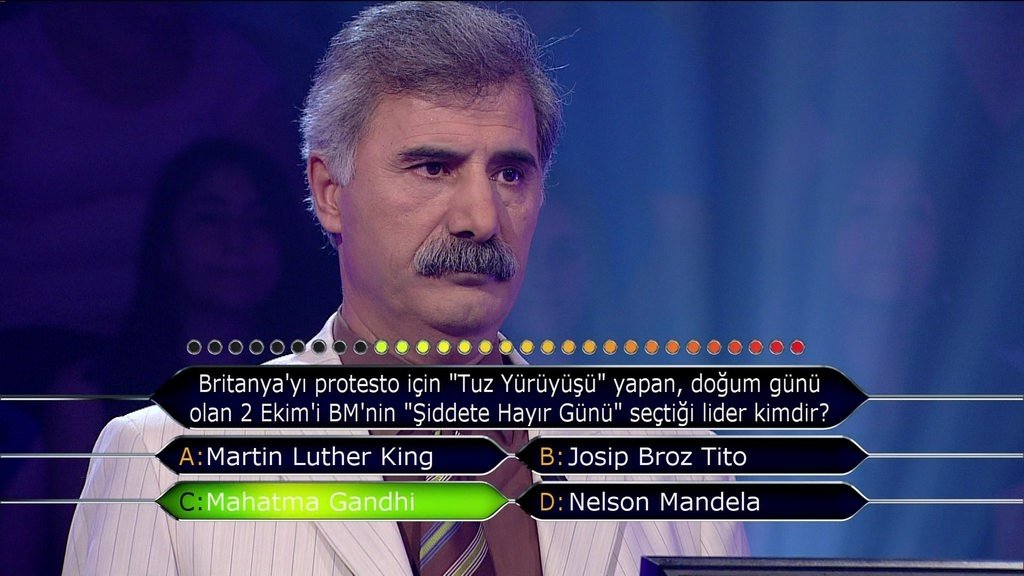 125 bin TL'lik soruda ne yaptı?