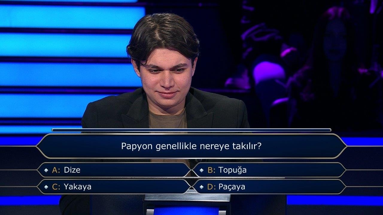 Milyoner son bölüm soruları... 