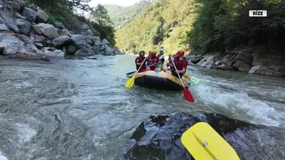 Fırtına Deresi’nde rafting zamanı