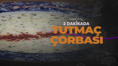 2 dakikada tutmaç çorbası...