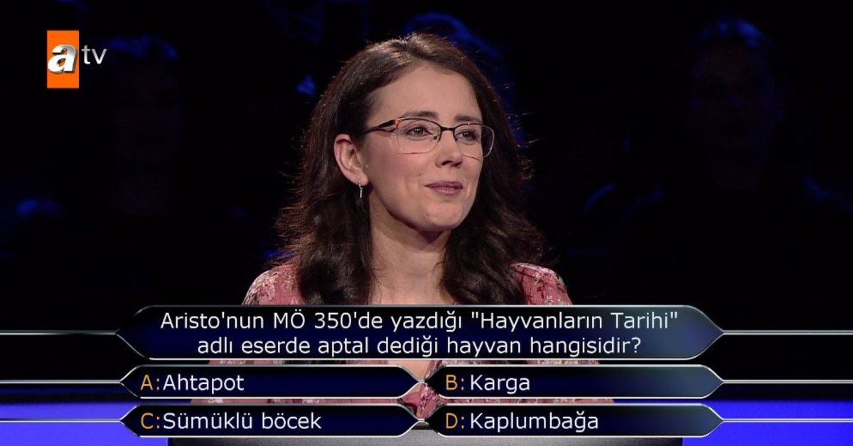 aristo nun mo 350 de yazdigi hayvanlarin tarihi adli eserde aptal dedigi hayvan hangisidir atv
