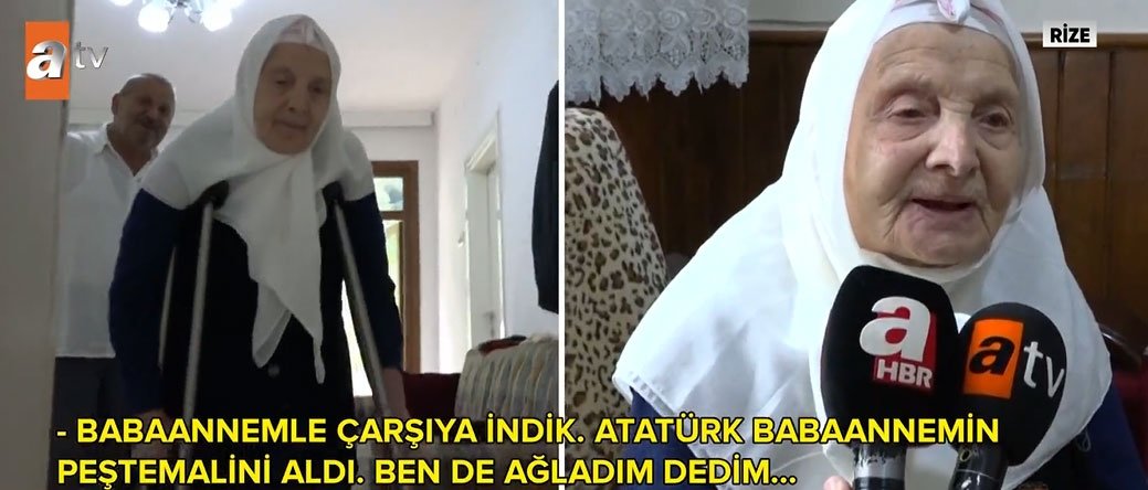 112 yaşındaki Fadime Nine mucizesi