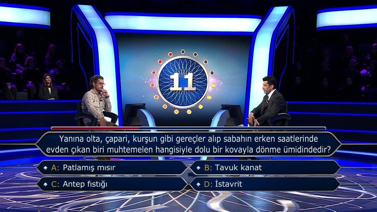 Milyoner son bölüm soruları... 