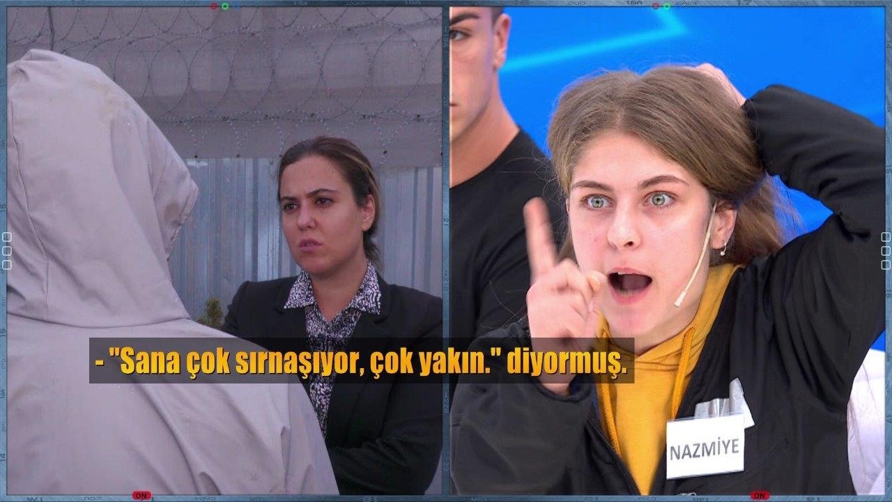 Nazmiye ablasının cenazesinden kaçtı!