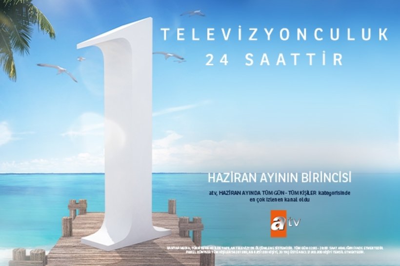 atv, Haziran ayında da birinci