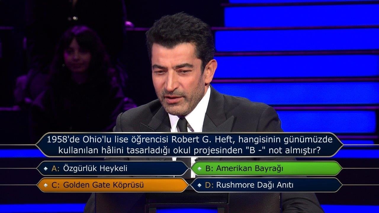 Milyoner son bölüm soruları... 