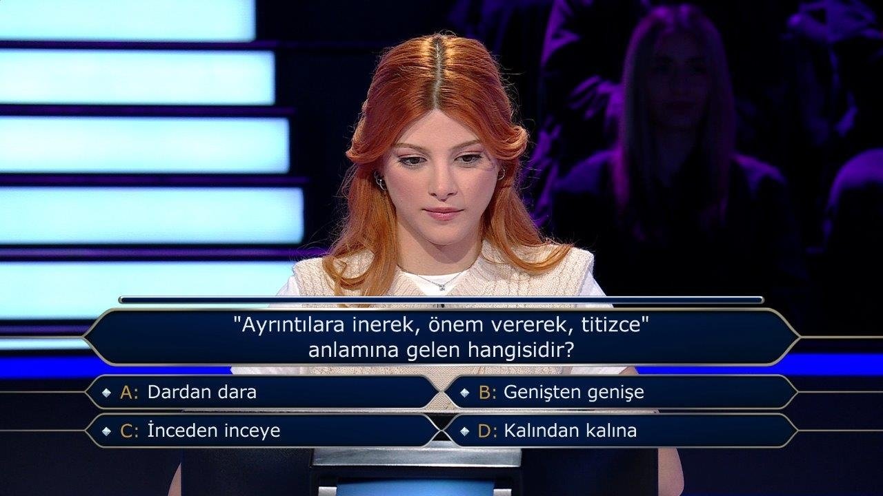 Milyoner son bölüm soruları... 
