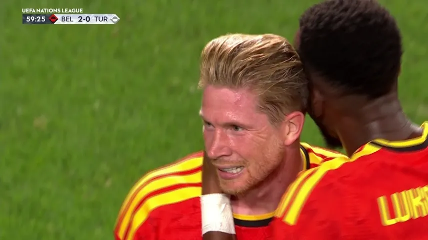 Belçika: 2 - Türkiye: 0 Gol: K. De Bruyne