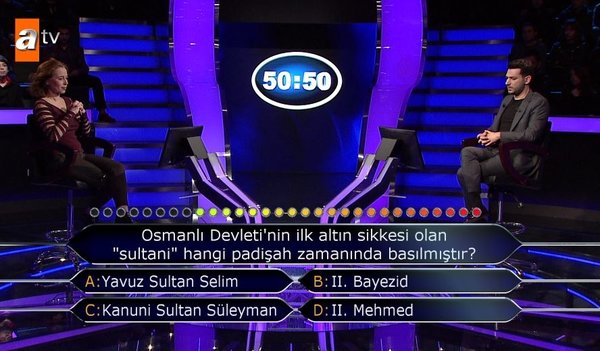 osmanli devleti nin ilk altin sikkesi olan sultani hangi padisah doneminde basilmistir atv