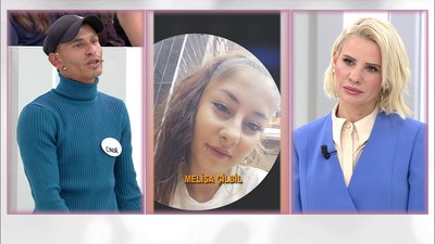 Karısı Melisa canlı yayında